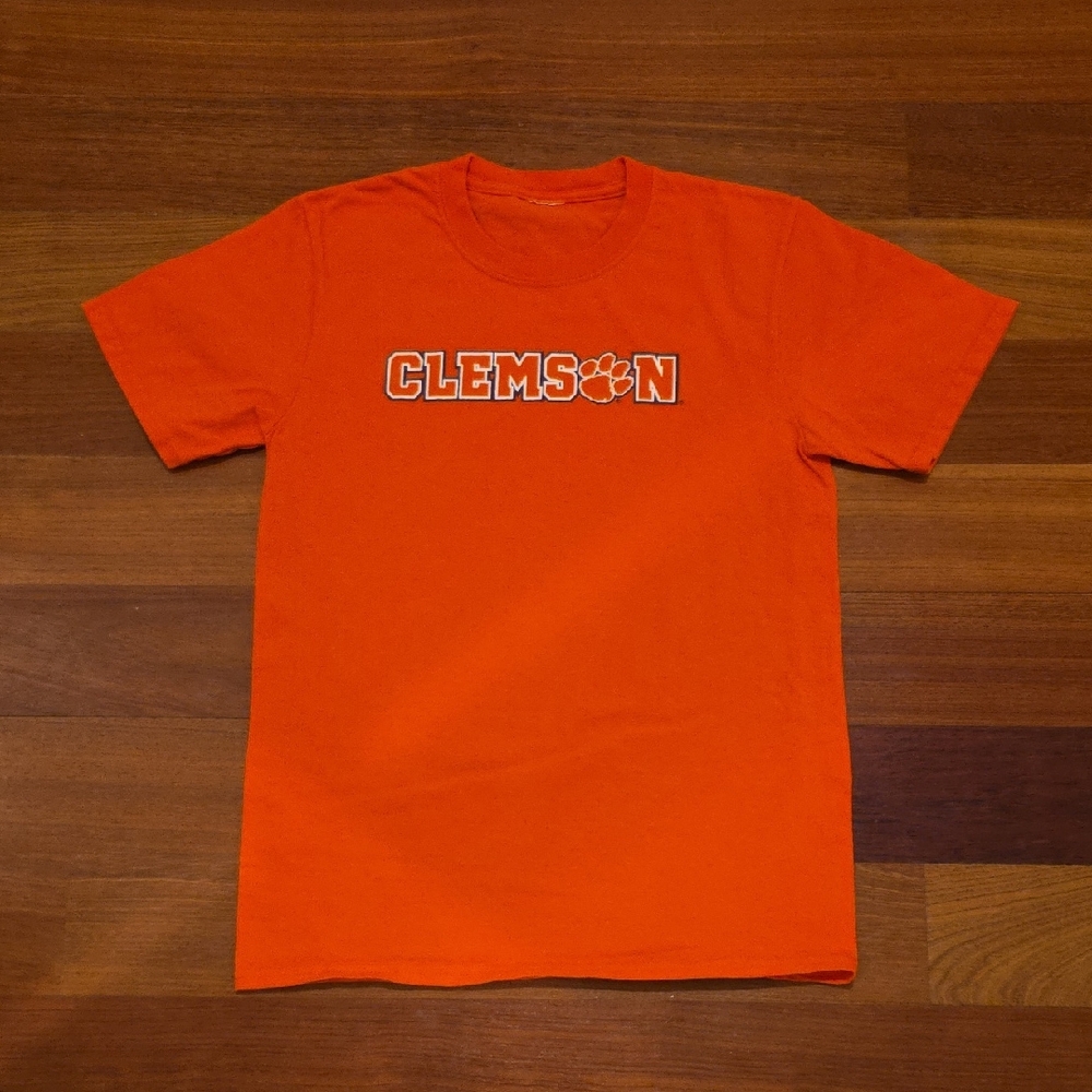 Clemson Tigers Orange Youth T-Shirt Size L.